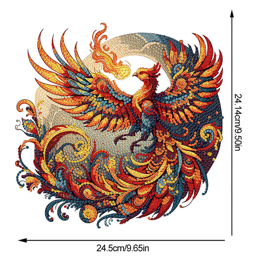 Acrylic Phoenix Diamond Painting Desktop Ornaments Bedroom Table Decor