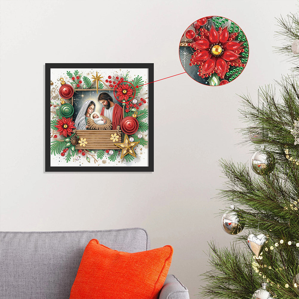 Our Lady Of Nativity - Partial Special-Shaped Drill Diamond Painting 30*30CM