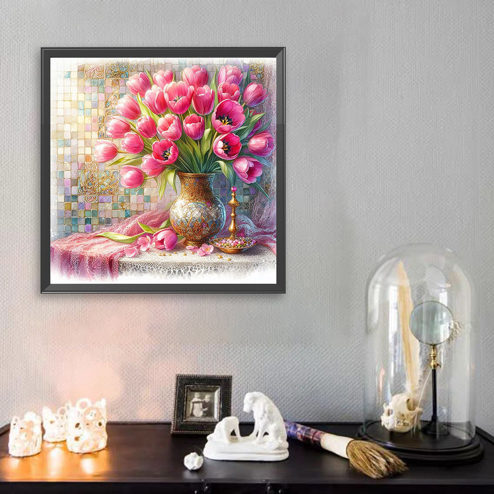 Tulip - Full Square Drill Diamond Painting 40*40CM
