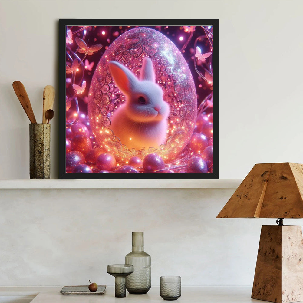 Rabbit - Full Round Drill Diamond Painting 40*40CM