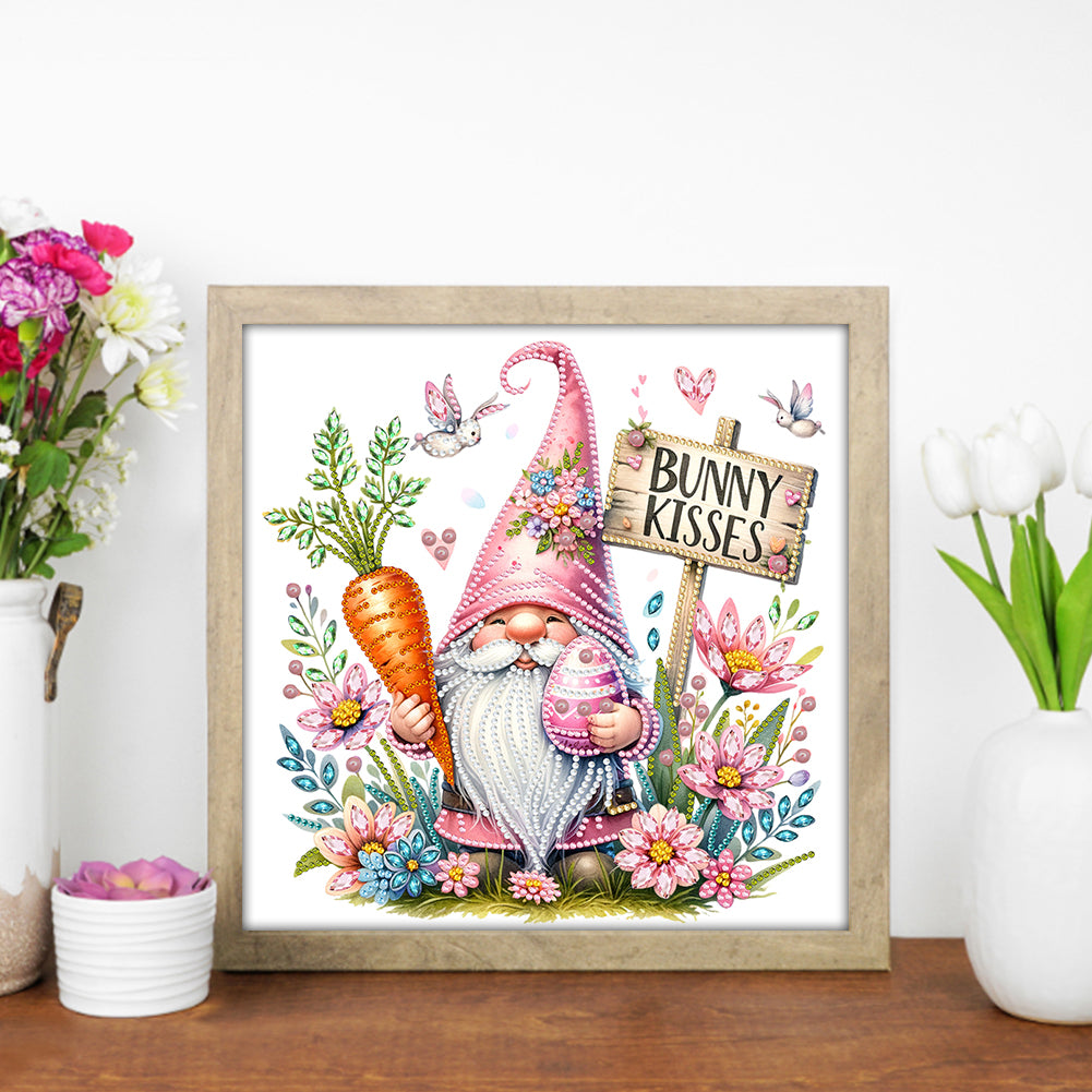 Easter Gnome - Special Shaped Drill Diamond Painting 30*30CM