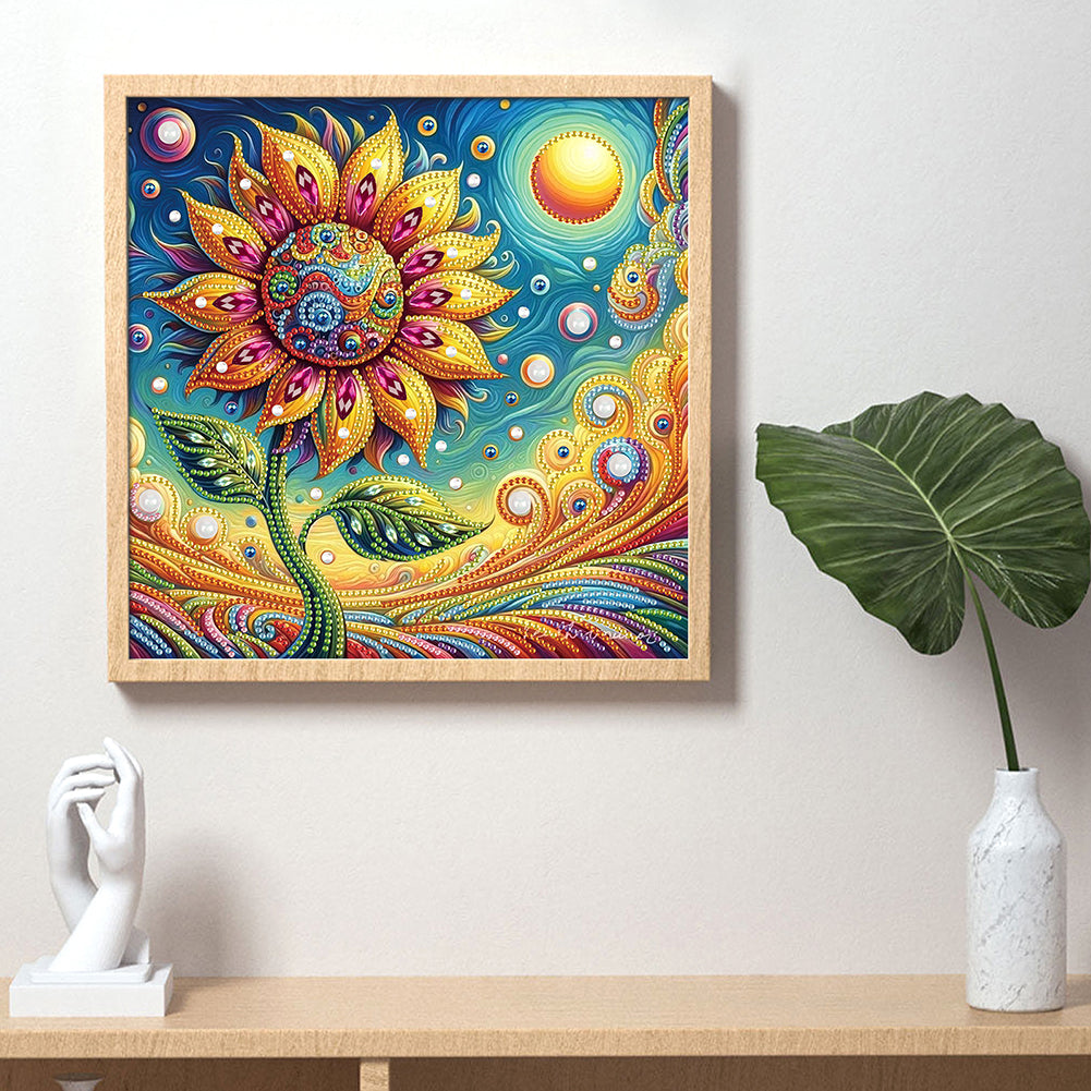 Flower Cluster - Special Shaped Drill Diamond Painting 30*30CM