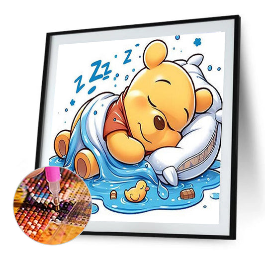 Winnie The Pooh - Full Round Drill Diamond Painting 40*40CM