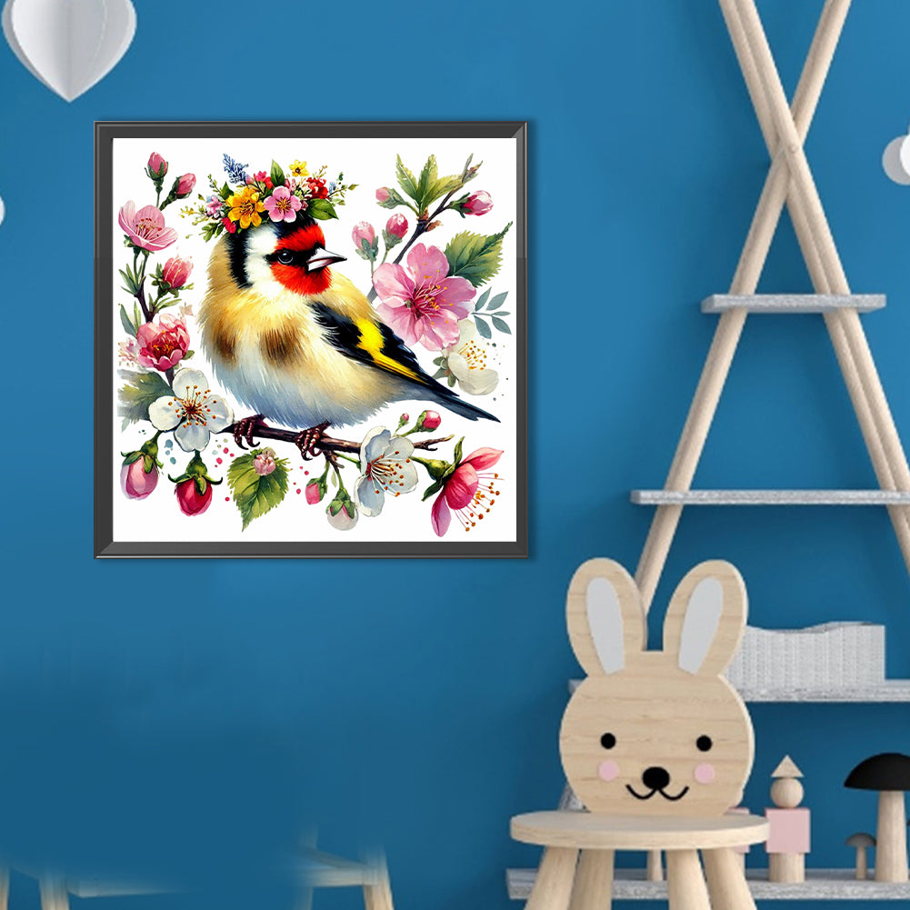 Bird - Full Round Drill Diamond Painting 40*40CM