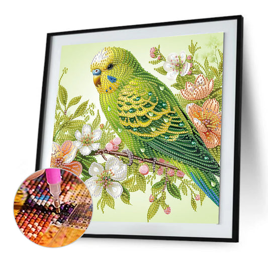 Parrot Birds - Special Shaped Drill Diamond Painting 30*30CM