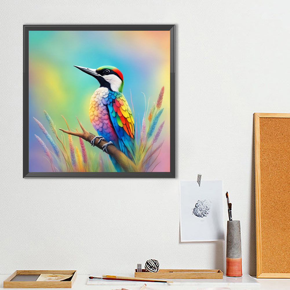 Hummingbirds In Rice - Full Round Drill Diamond Painting 40*40CM