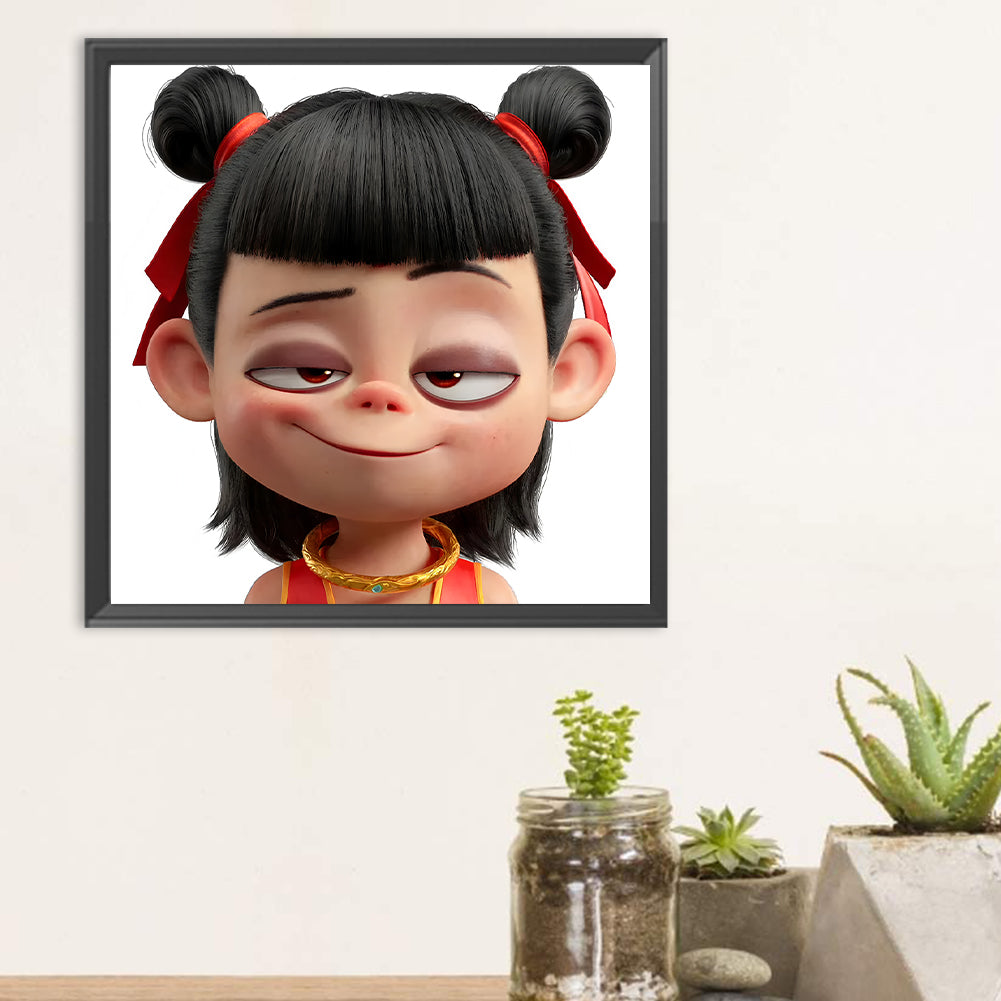 Nezha - Full Round Drill Diamond Painting 30*30CM