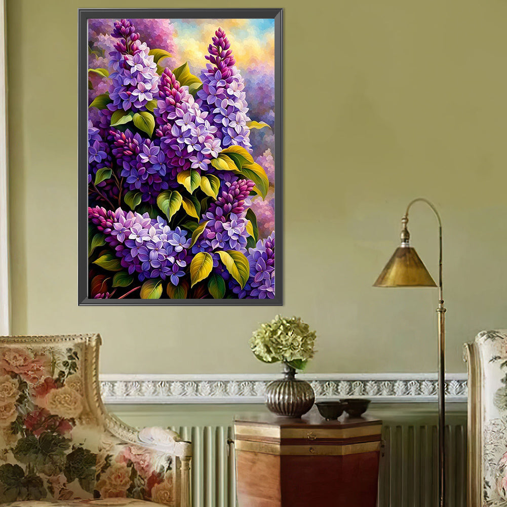 Violet - Full AB Square Drill Diamond Painting 40*60CM