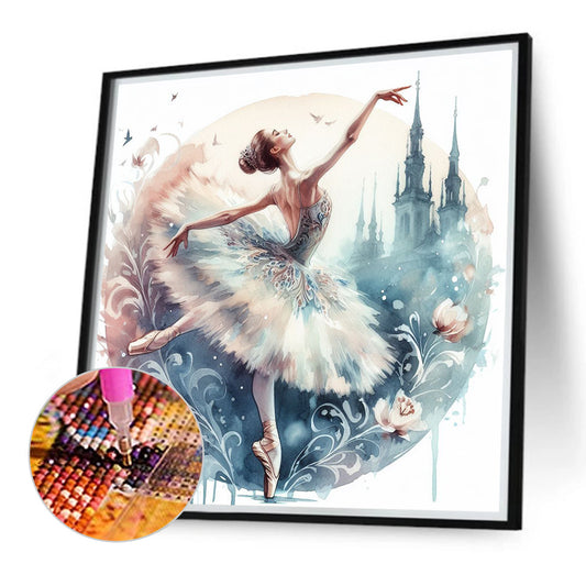 Ballet Girl - Full Round Drill Diamond Painting 40*40CM