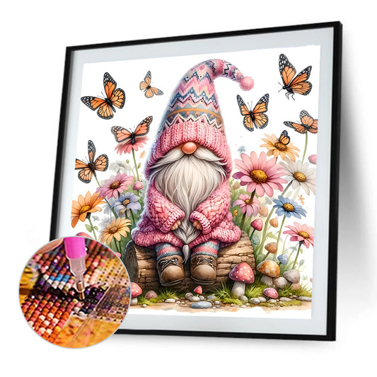 Flower Goblins - Full Round Drill Diamond Painting 30*30CM