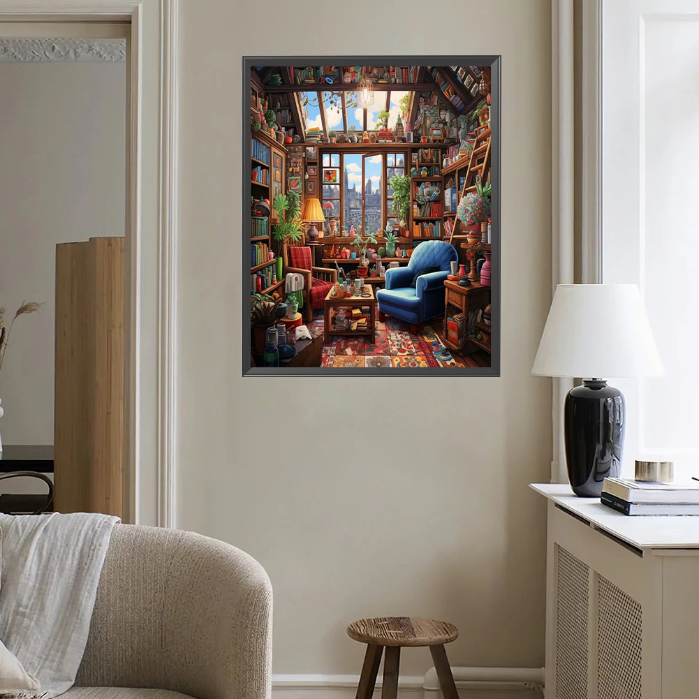 Study - Full Square Drill Diamond Painting 40*50CM