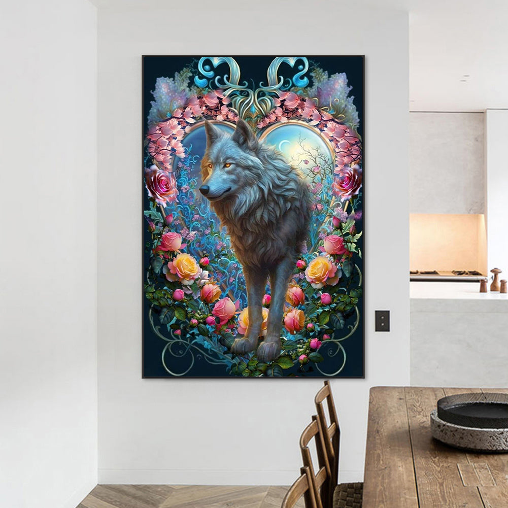 Wolf - Full Round Drill Diamond Painting 50*70CM
