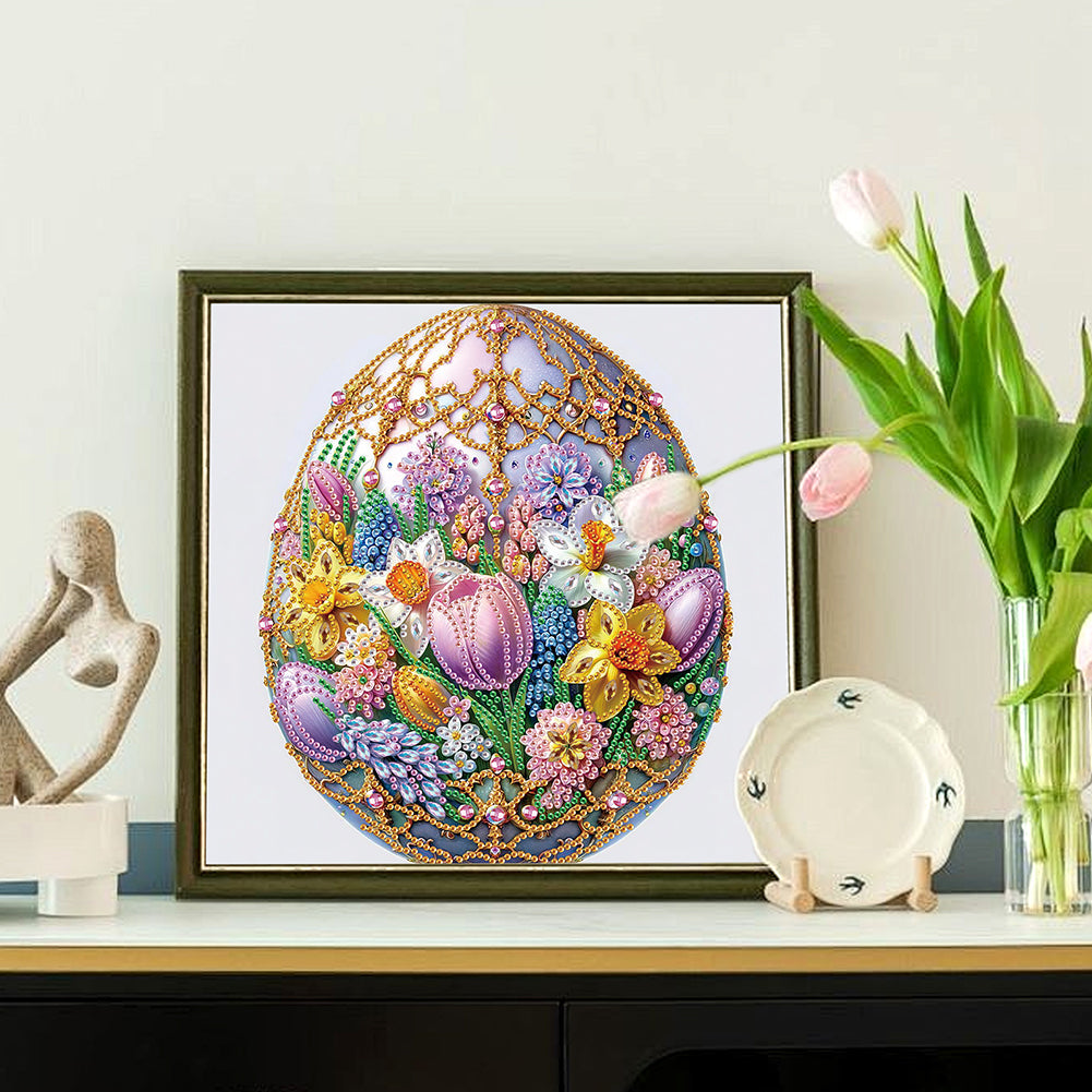 Easter Egg - Special Shaped Drill Diamond Painting 30*30CM