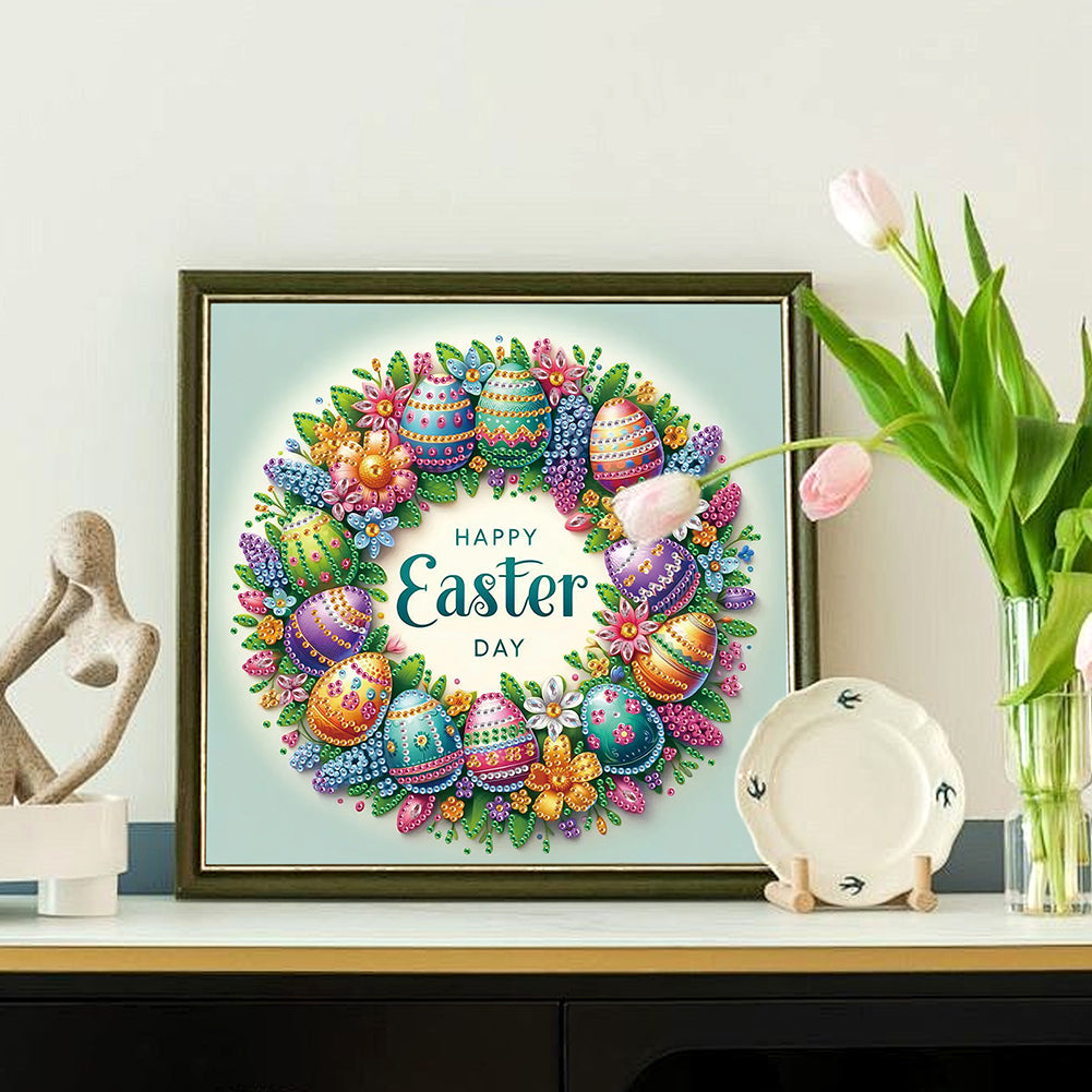 Easter Egg - Special Shaped Drill Diamond Painting 30*30CM