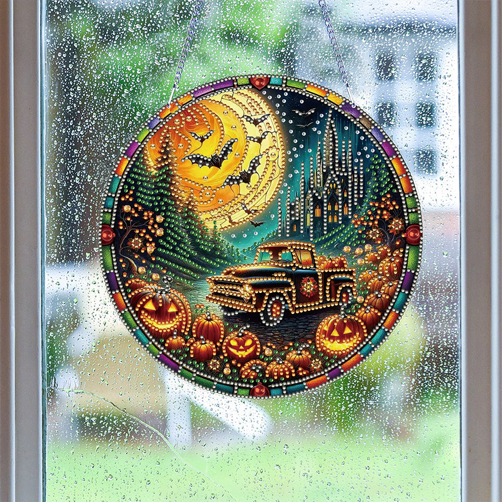 Acrylic Special Shape Animals Diamond Painting Ornaments for Garden Window Decor