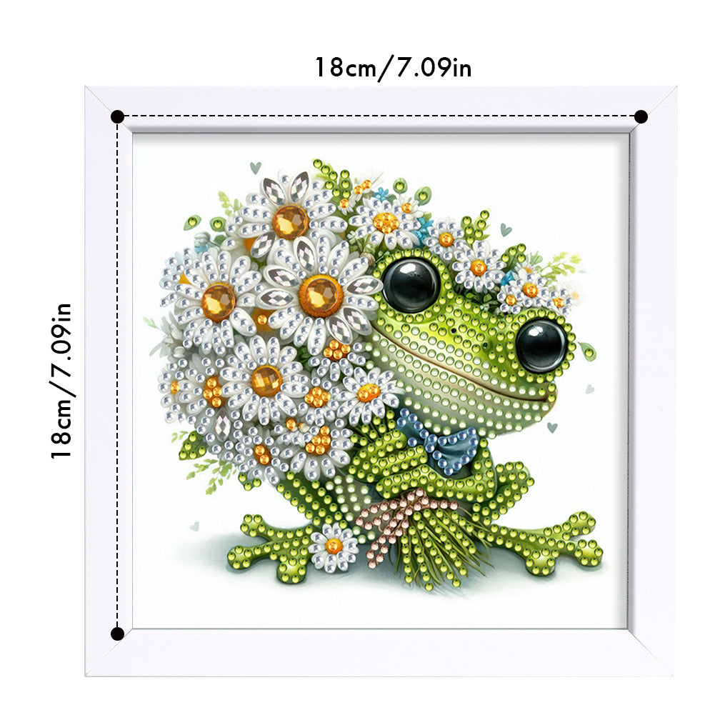 Frog - Special Shaped Drill Diamond Painting 18*18CM