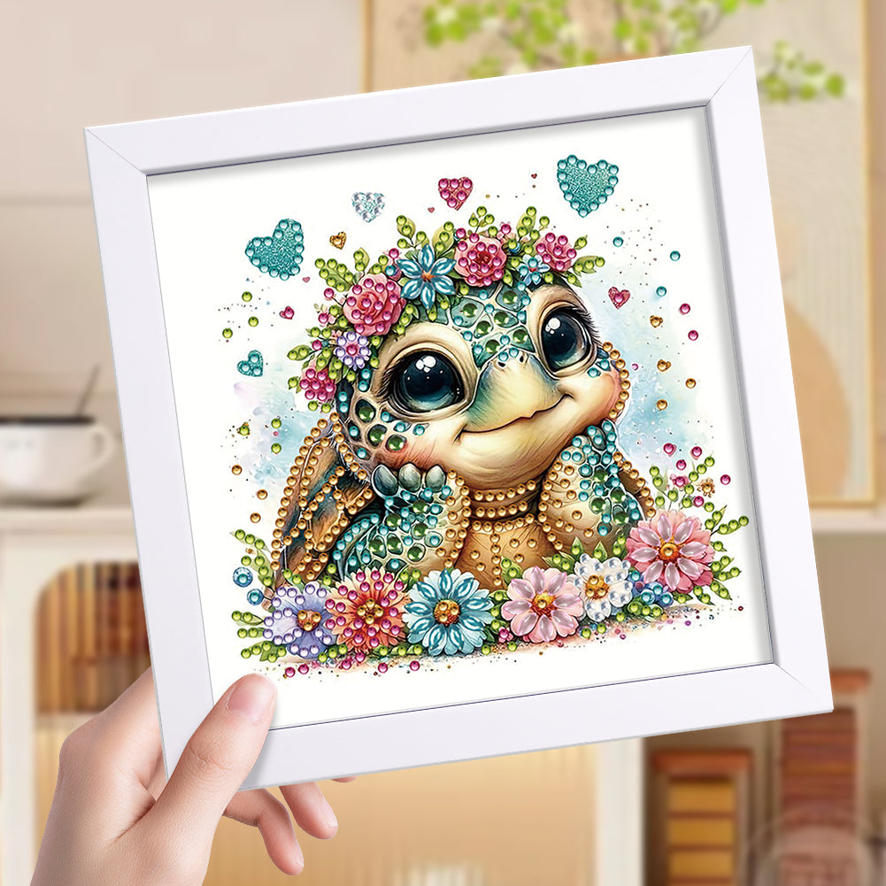 Sea Turtle - Special Shaped Drill Diamond Painting 18*18CM