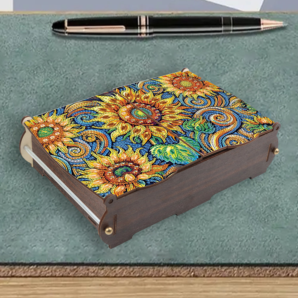 Diamond Painting Storage Box DIY 5D Diamond Painting Jewelry Box for Women Girls