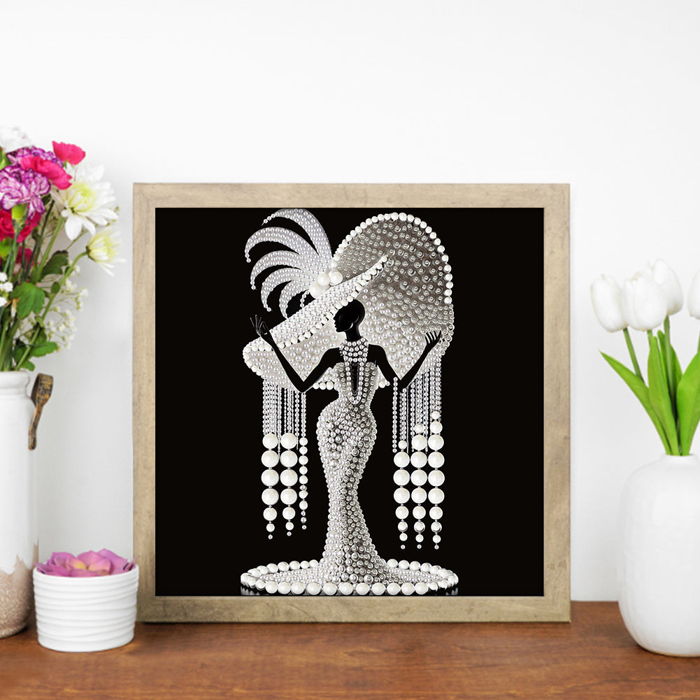 Girl - Special Shaped Drill Diamond Painting 30*30CM