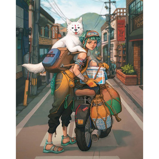 Biker - Full Square Drill Diamond Painting 40*50CM