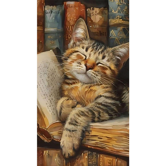 Cat - 11CT Stamped Cross Stitch 40*70CM