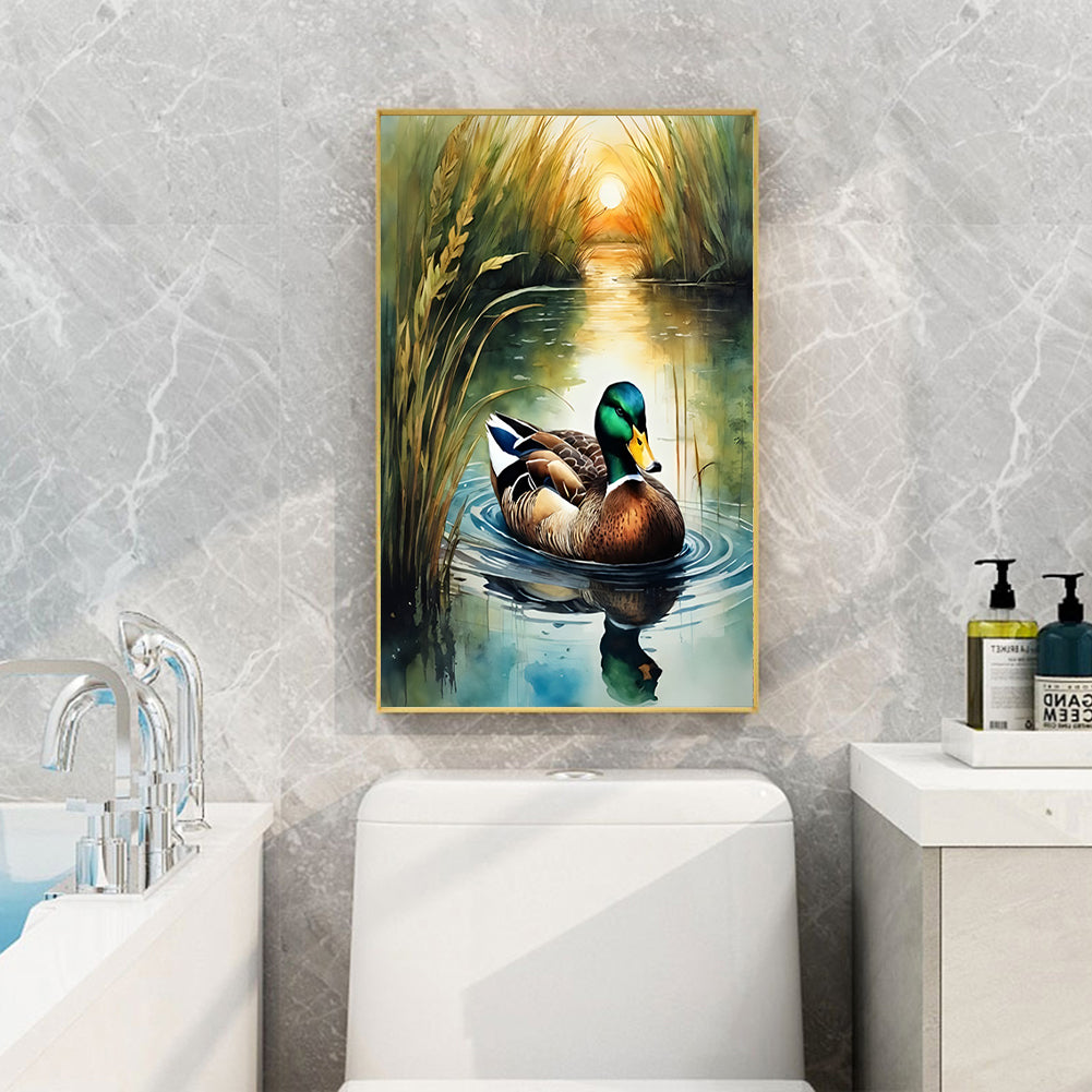 Mallard Duck - Full Round Drill Diamond Painting 40*60CM