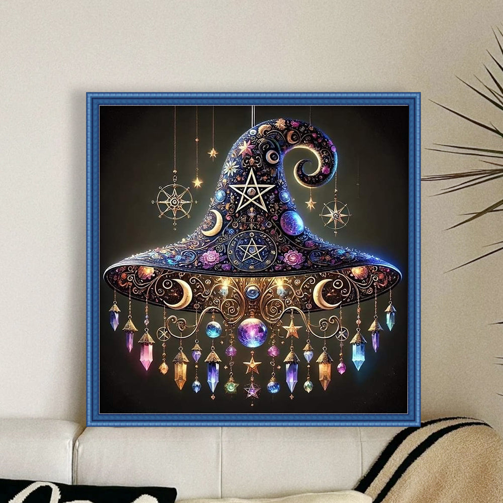 Wizard Hat - 11CT Stamped Cross Stitch 40*40CM