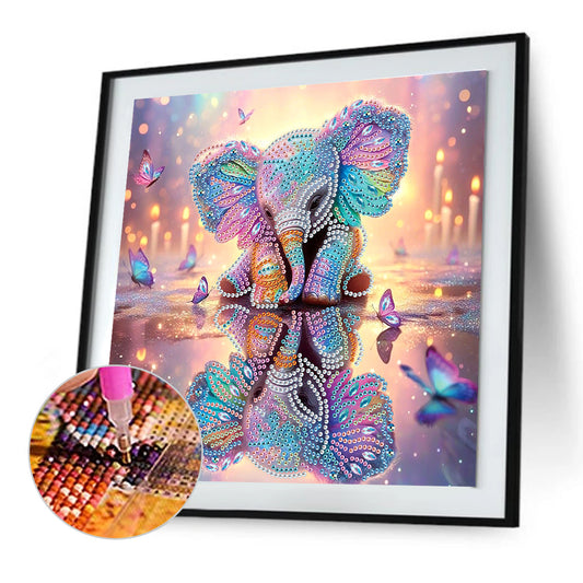 Elephant - Special Shaped Drill Diamond Painting 30*30CM