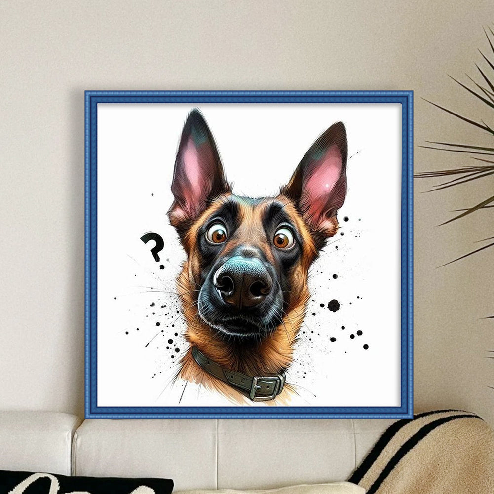 Puppy - Stamped Cross Stitch 20*20CM