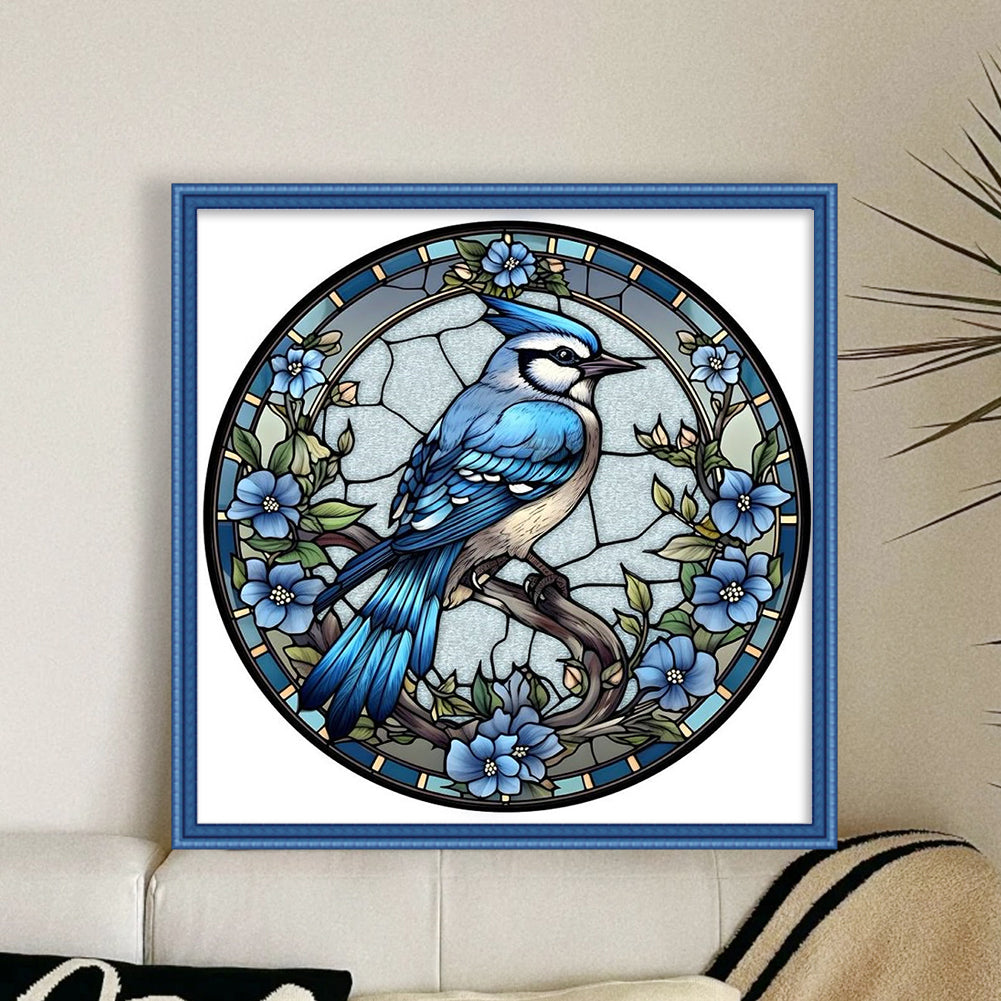 Bird - Stamped Cross Stitch 25*25CM