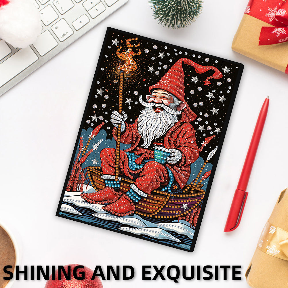 Special Shaped Xmas Diamond Painting Diary Book for Birthdays Or Christmas Gifts