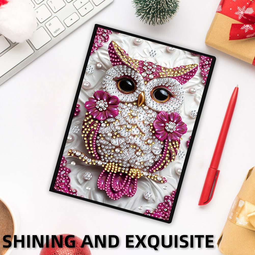 50-Page A5 Size Diamond Painting Notebook for Adults Beginners Holiday Birthday