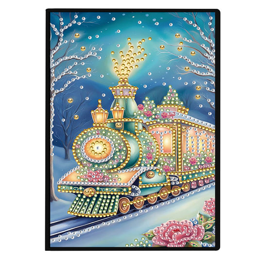 50-Page A5 Size Diamond Painting Notebook for Adults Beginners Holiday Birthday