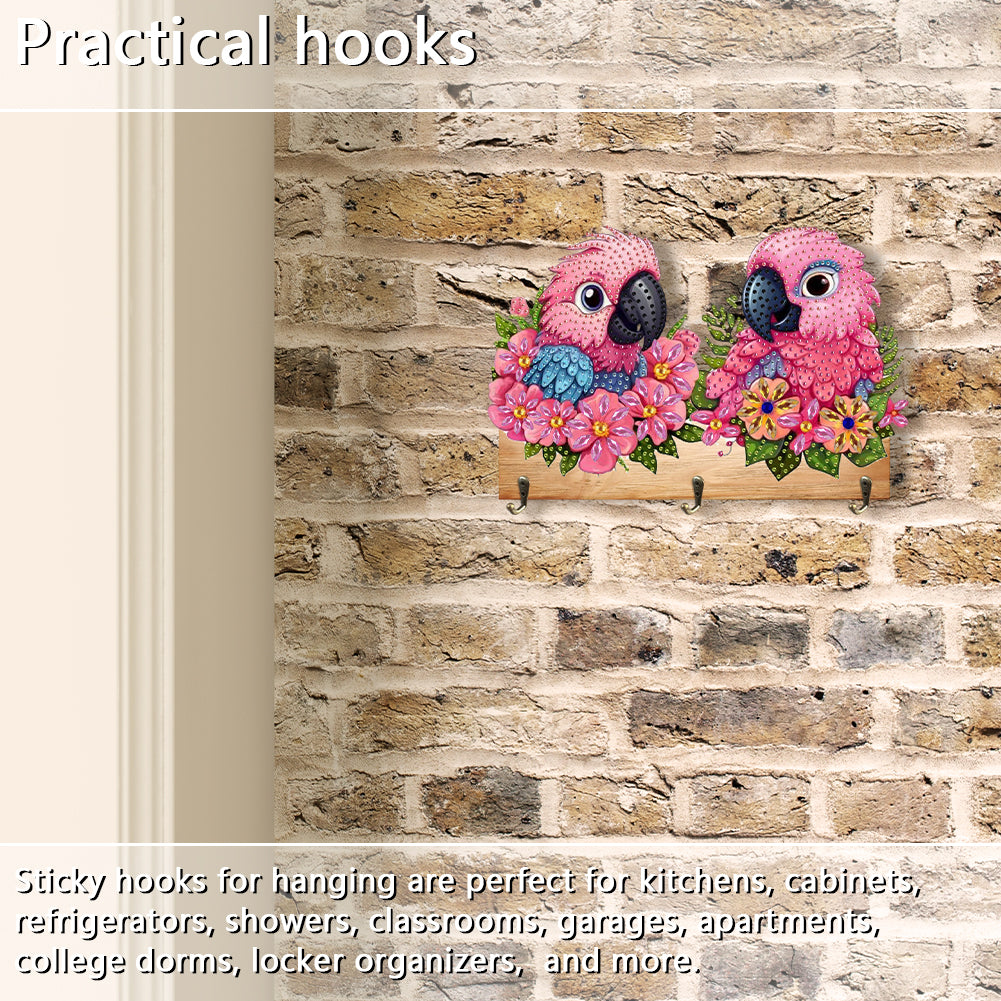 Animal DIY Diamond Painting Hanging Hook No Hole Punching Wall Decoration