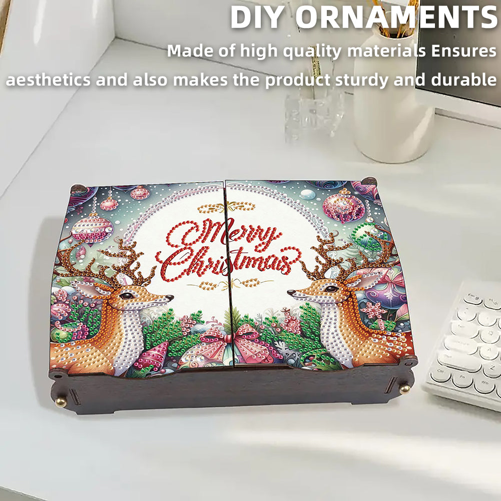 DIY Diamond Painting Handmade Storage Box Rhinestones Decorative Storage Case