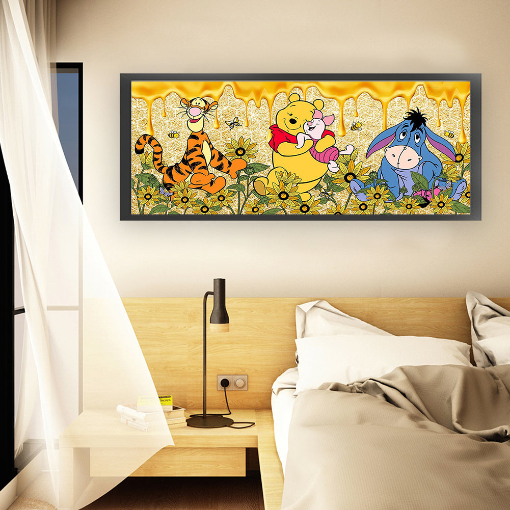 Winnie The Pooh Tigger - 11CT Stamped Cross Stitch 80*35CM