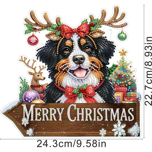 Welcome Home Xmas Wood DIY Diamond Art Hanging Hooks Diamond Painting Art Hooks