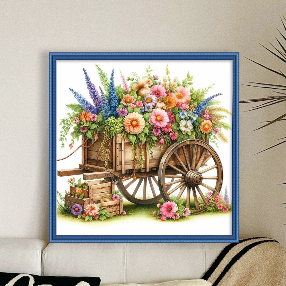 Float - 18CT Stamped Cross Stitch 25*25CM
