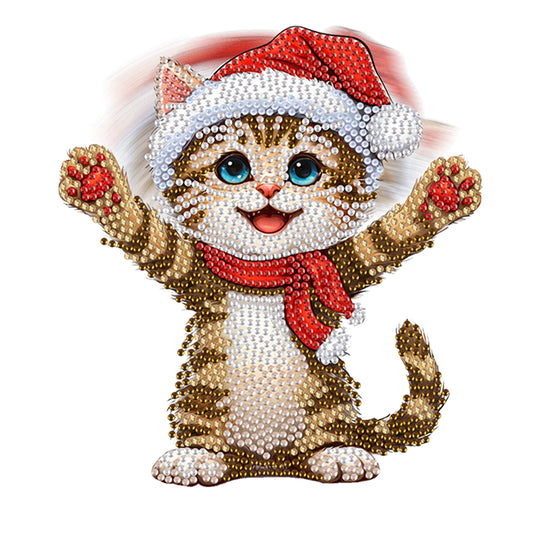 Xmas Acrylic Shaking Head Desktop Diamond Art Kits for Home Office Desktop Decor