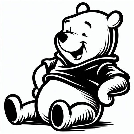 Winnie The Pooh - 11CT Stamped Cross Stitch 40*40CM