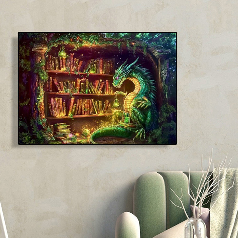 Magic Dragon - Partial AB Full Round Drill Diamond Painting 40*30CM