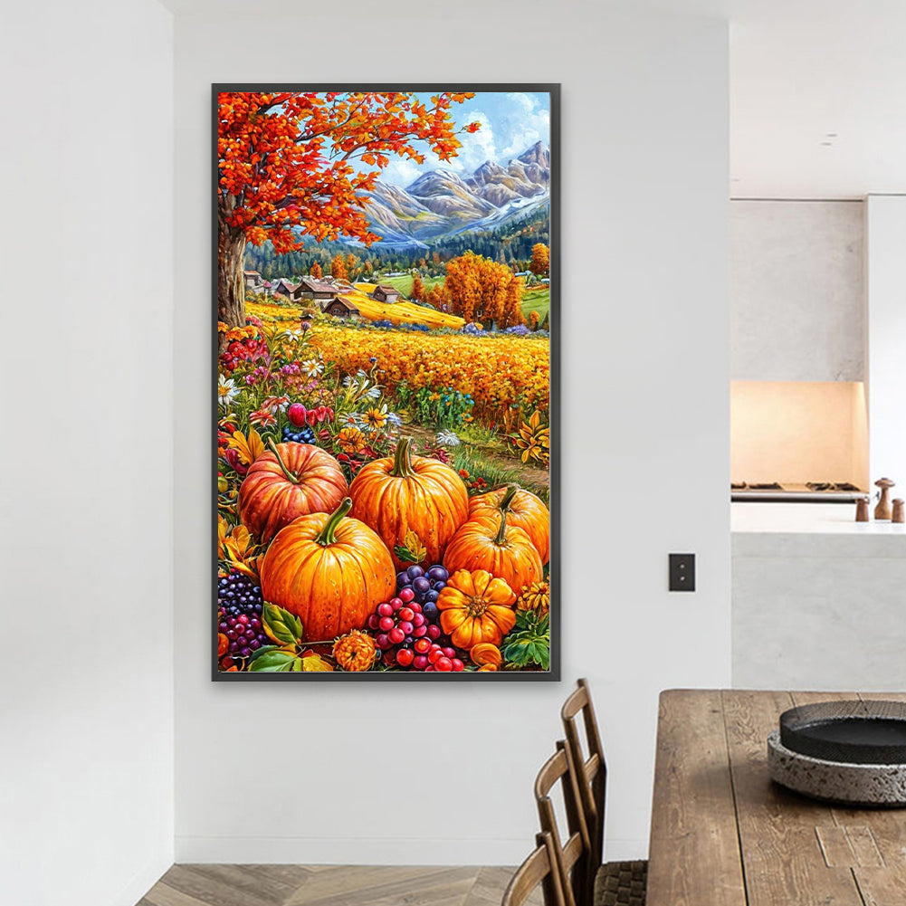 Autumn Harvest - Full Round Drill Diamond Painting 40*70CM
