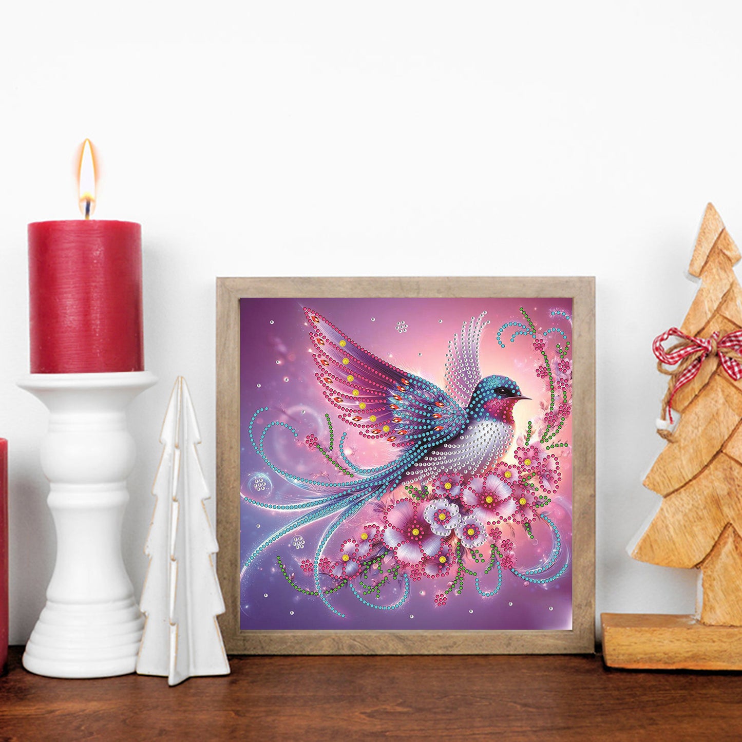 Bluebird - Special Shaped Drill Diamond Painting 30*30CM