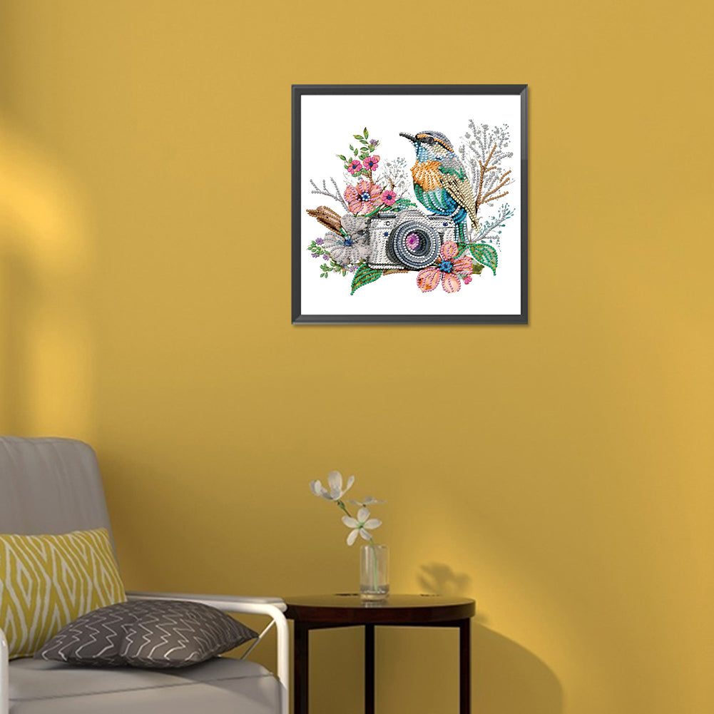 Camera - Special Shaped Drill Diamond Painting 30*30CM