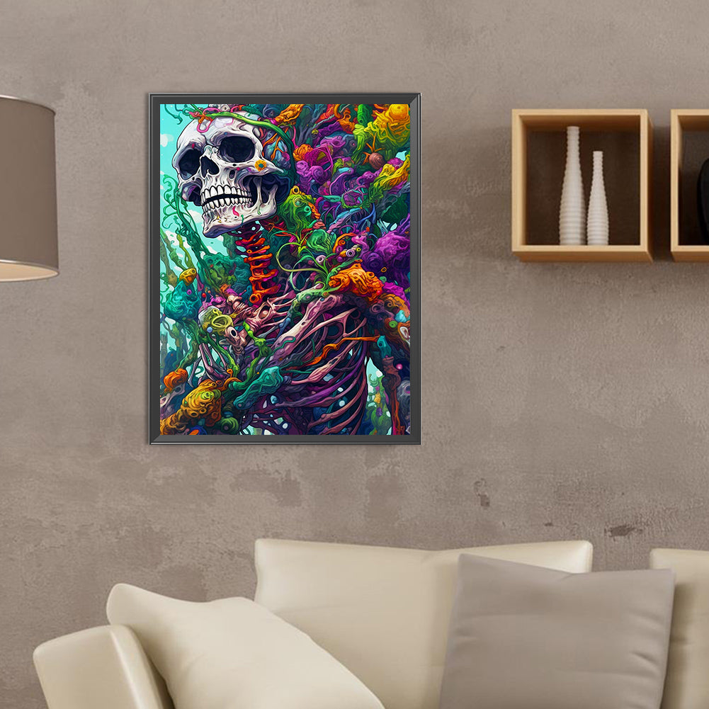 Discard The Fleshy Skull - Full Round Drill Diamond Painting 30*40CM