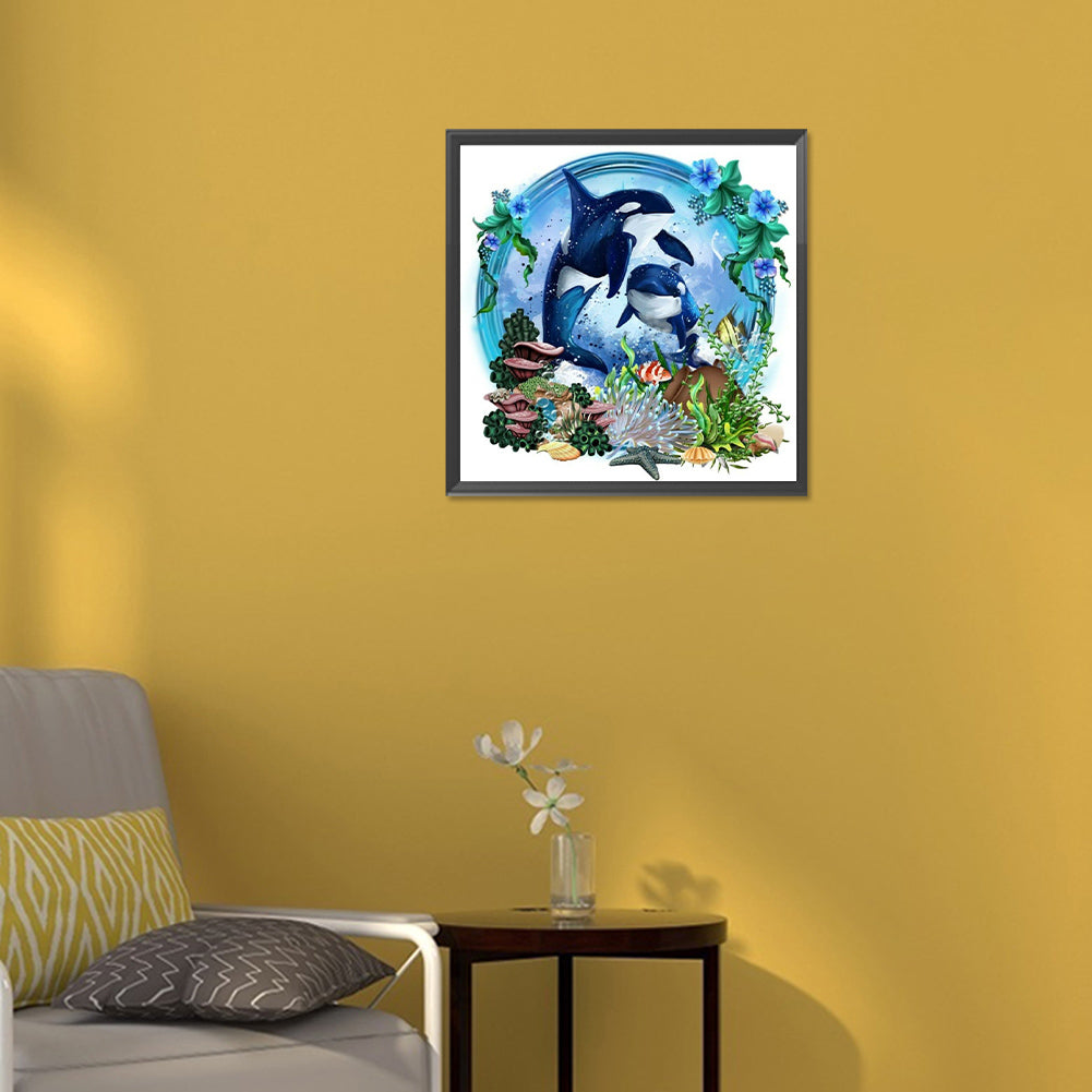 The Underwater World - Full Round Drill Diamond Painting 30*30CM