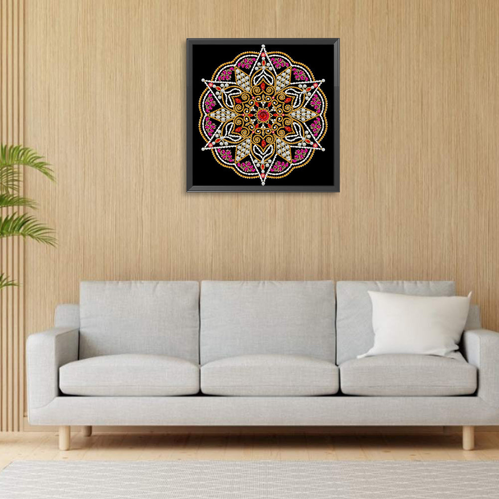 Mandala - Special Shaped Drill Diamond Painting 30*30CM