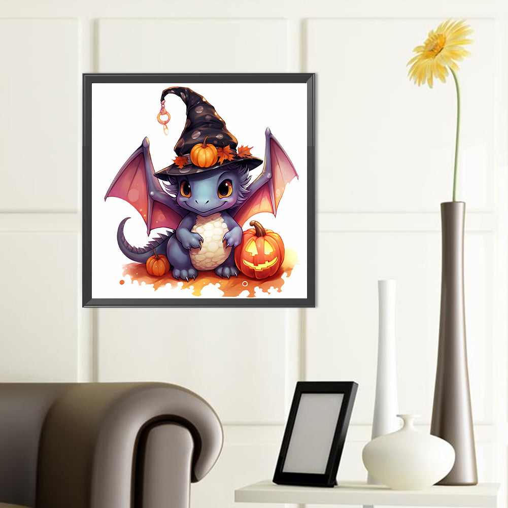 Halloween Pterosaur - Full Round Drill Diamond Painting 40*40CM