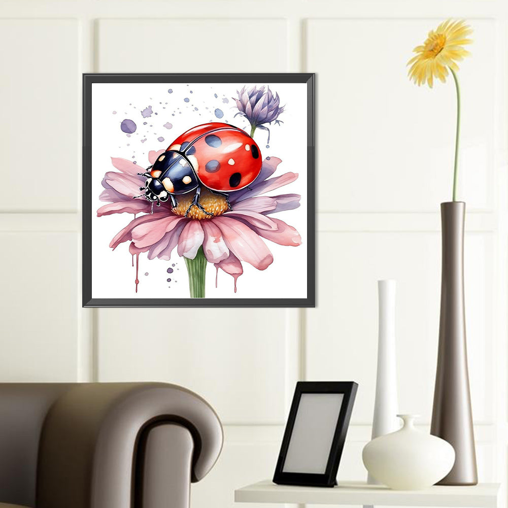 Ladybug - Full Round Drill Diamond Painting 40*40CM