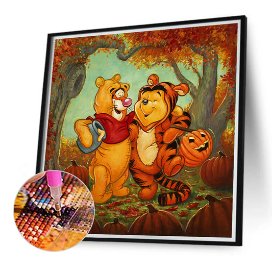 Winnie The Pooh - Full Round Drill Diamond Painting 40*40CM